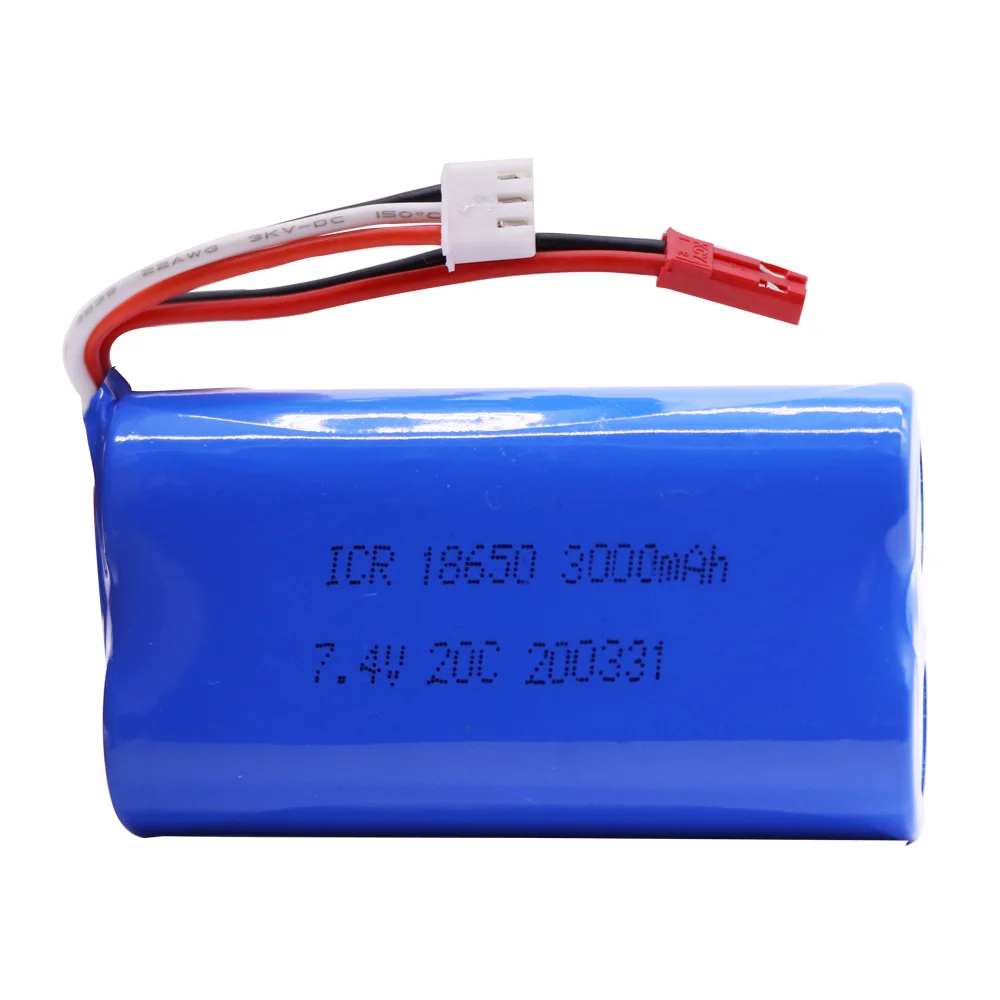 74 в 3000 мач 2s 18650 lipo аккумулятор для udi u12a syma s