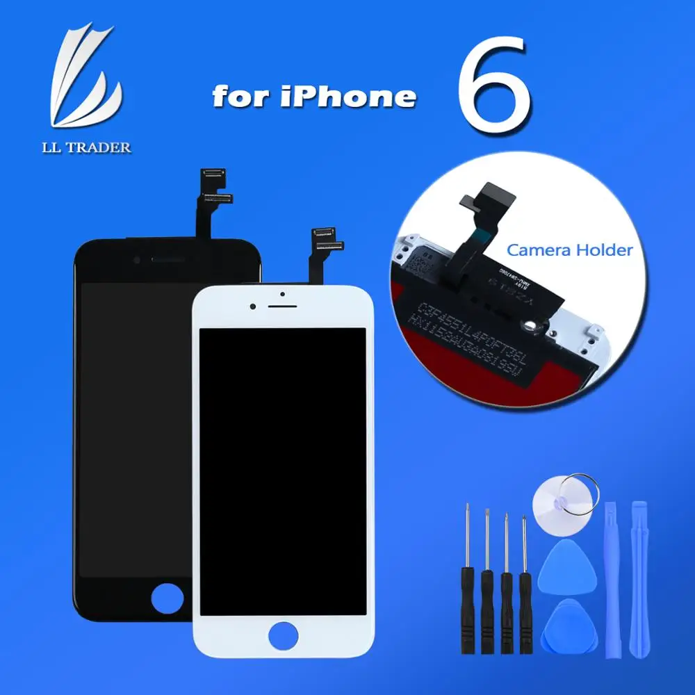 

for iPhone 6 LCD Display Touch Screen Assembly Digitizer Screen Replacement Pantalla Black/White Free Tools Close to Original