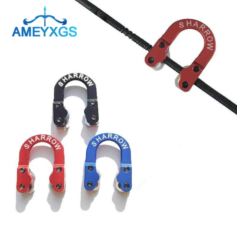 1 шт. ультраметаллическая Съемная D петля для стрельбы из лука соединительная