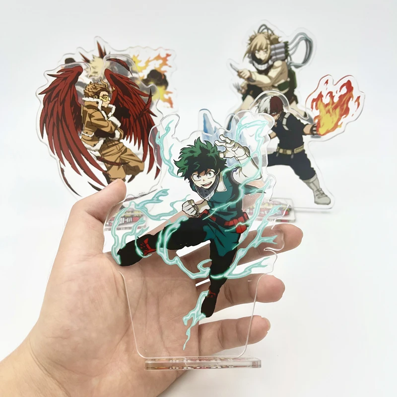 Аниме My Hero Academia Todoroki Shoto Bakugou Katsuki стоящая фигурка акриловая подставка для