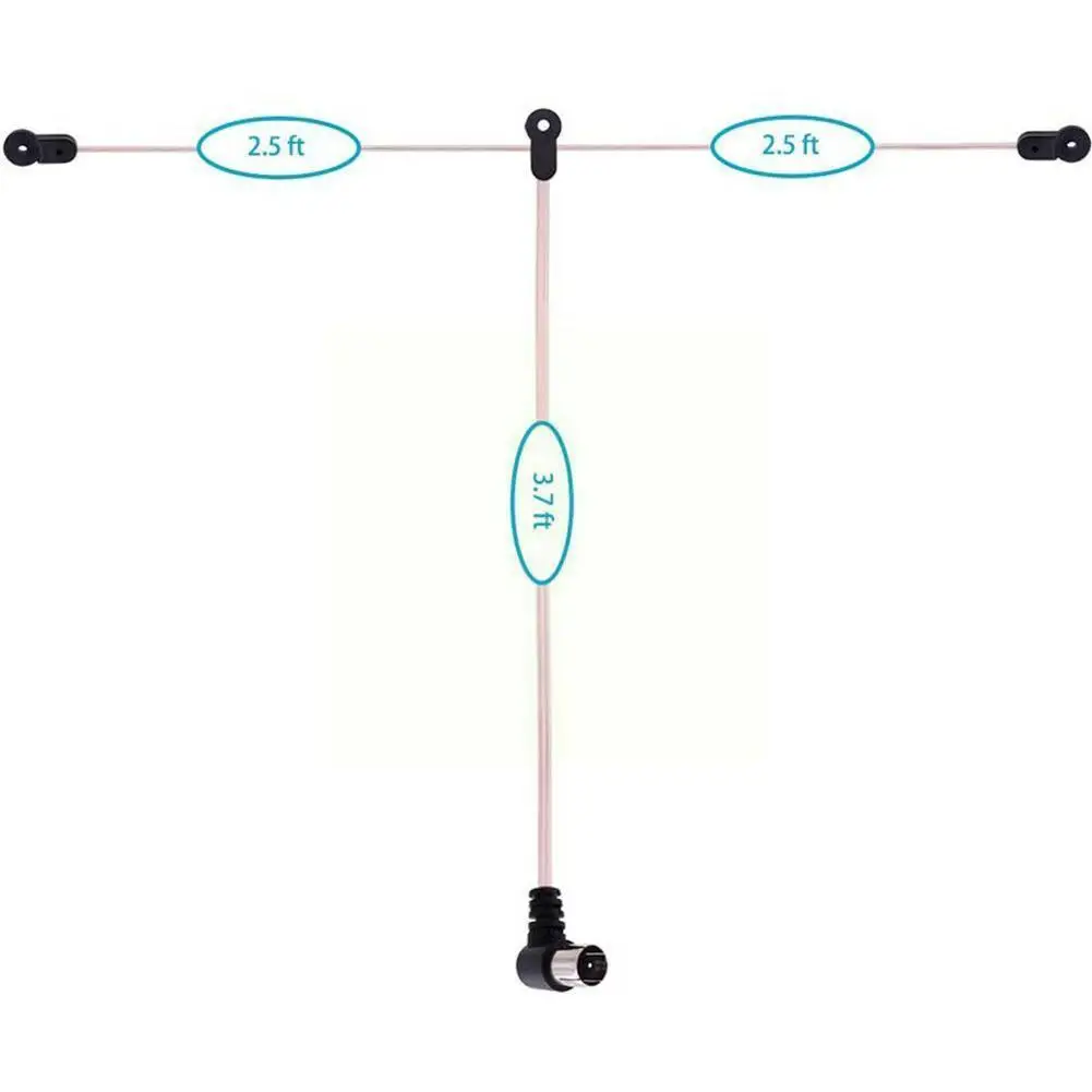 

Антенна Fm радиоприемника 75 Ofm Dipole, комнатные Т-антенны, антенна с разъемом типа F для Fm радиостанций inu9d8