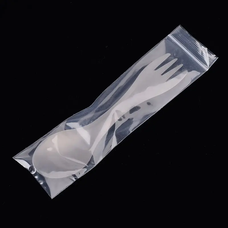Чистый титан Открытый Кемпинг Пикник Туризм рюкзак для посуды Spork Ложка Вилка