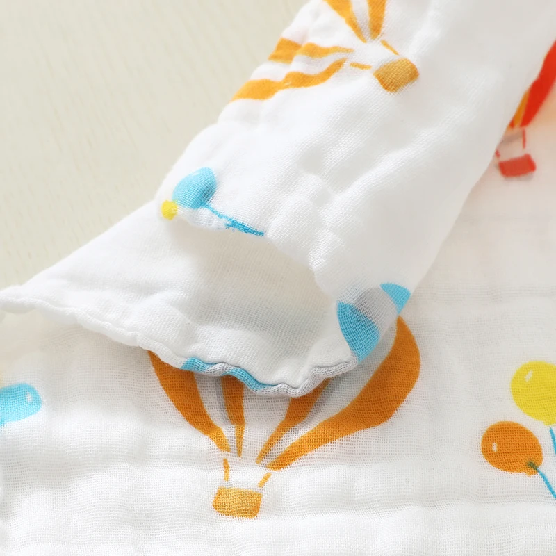 Детское полотенце для лица 25x25 см 6 слоев муслиновое хлопковое мягкое детское