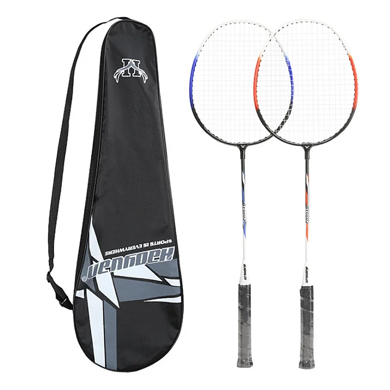 

2pcs Badminton Racket Aluminum Alloy Ultralight Professional Badminton Raqueta Outdoor Training With Free Bag -40