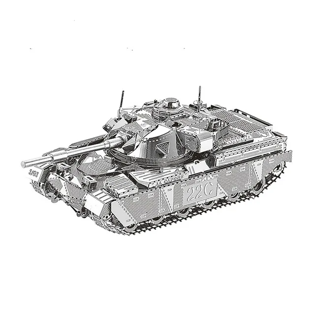 3D головоломка, металлическая модель, набор Mk50 Js-2, танк, атаман, Сборная модель, игрушки, сделай сам, 3D лазерная резка, сборные модели пазлов, игрушки для взрослых - Цвет: MK50 Tank