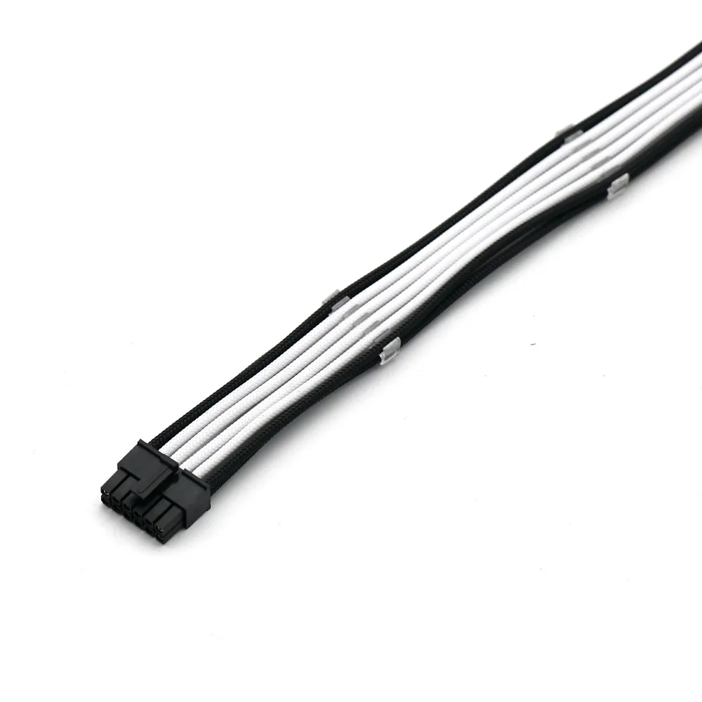 3 0 series 12pin to dual 8pin gpu nvida graphics card extension cable 18awg for pcie sleeved male to female power supply cable free global shipping