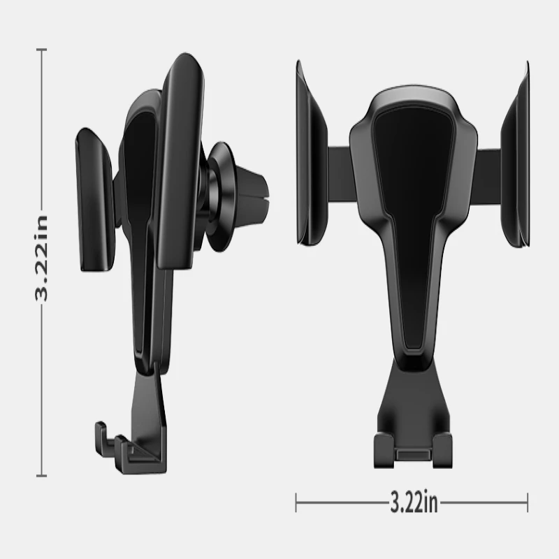 

Gravity Auto Phone Holder Car Air Vent Clip Mount Mobile Stand Support For iPhone 12 11 Pro Xiaomi Samsung Huawei LG Phone Stand
