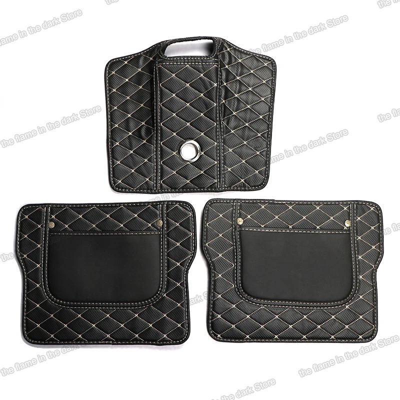 

Lsrtw2017 Fiber Leather Car Armrest Seat Cover Anti-kick Protector for Chevrolet Orlando Onix 2018 2019 2020 Accessories