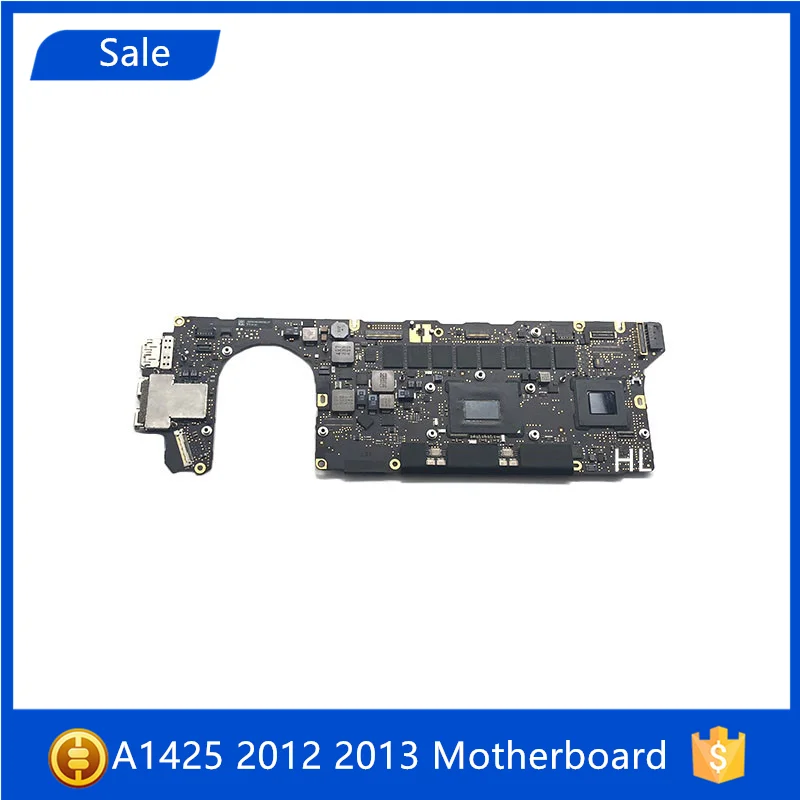

Tested Orignal A1425 Motherboard for MacBook Pro Retina 13" i5 2.5G/2.6G 8GB Late 2012 Early 2013 A1425 Logic Board 820-3462-A