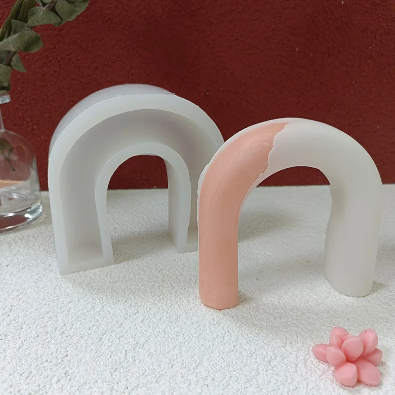 3D креативная художественная форма для воска Геометрическая силиконовая свечи