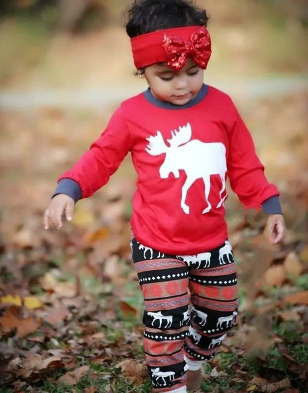 Милая модная Пижама с оленями для мамы и папы комплект одинаковой одежды