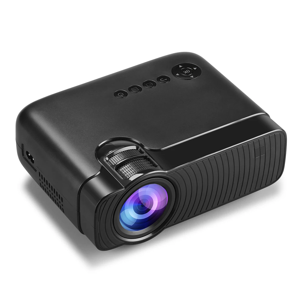 Проектор YJ333 с ЖК дисплеем 2800 люмен USB SD AV HDMI совместимый VGA портативный умный