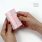 Игрушка антистресс детская кончики пальцев Расслабляющая портативная легкая Волшебная квадратная игрушка-фиджет детская игрушка-головоломка для снятия стресса