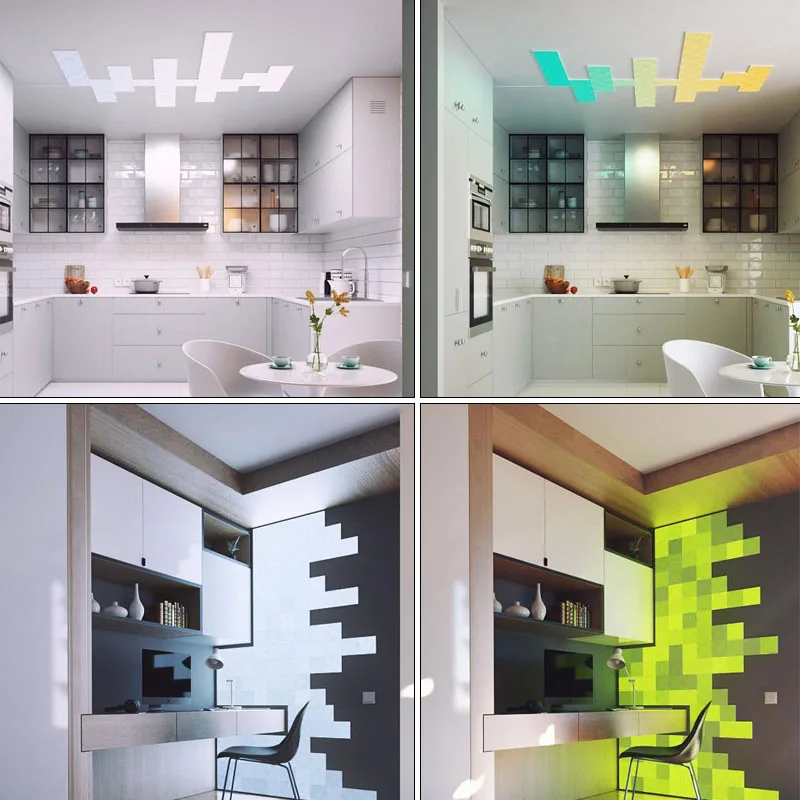 2019 оригинальный холщовый полноцветный умный комплект Nanoleaf световая доска