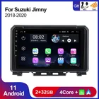 Автомобильный мультимедийный стерео-плеер, 9 дюймов, Android 11, 2 Din, для Suzuki Jimny 2018- 2020, GPS-навигация, Wi-Fi, FM, Carplay, авто, RDS, BT