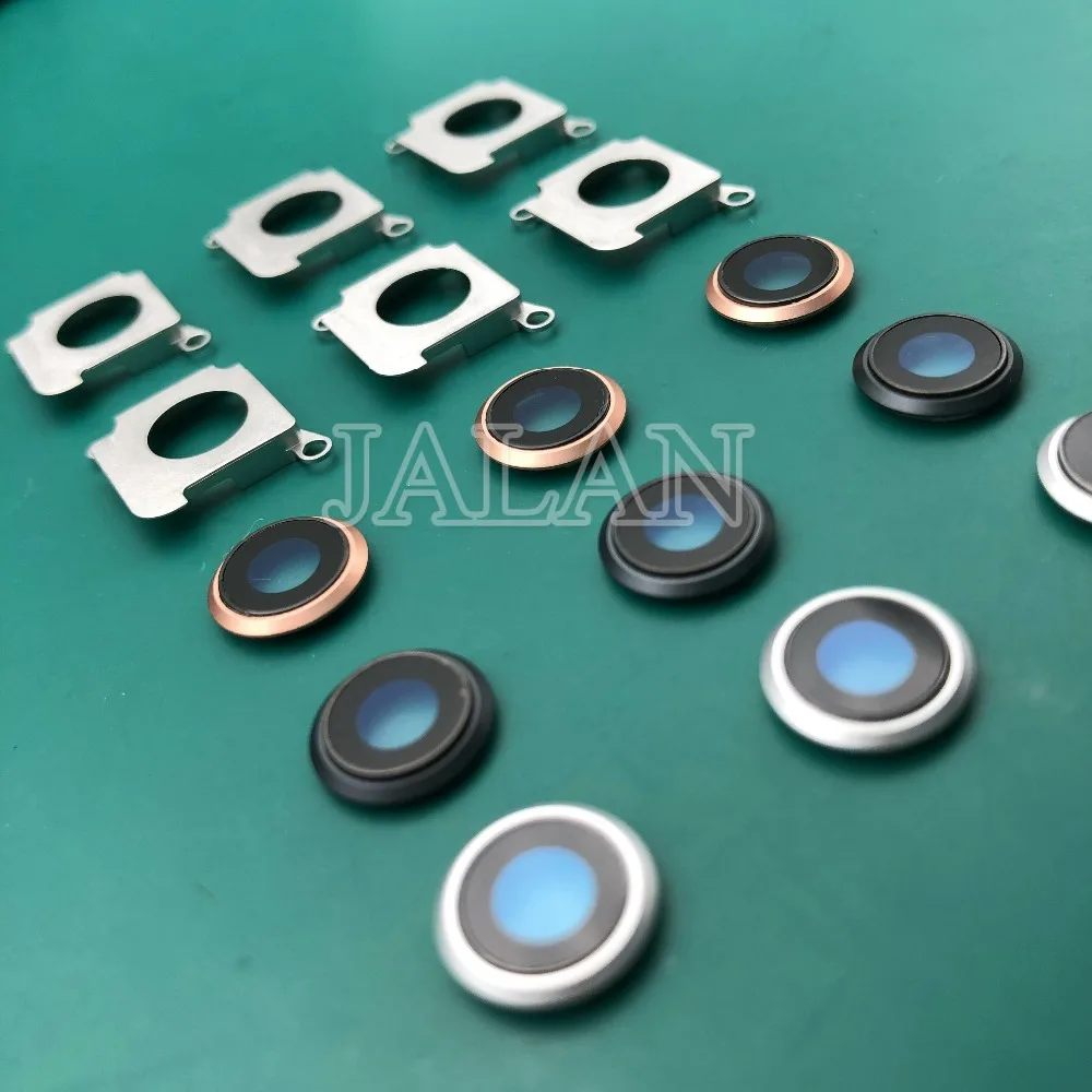 Оригинальный объектив задней камеры с металлическим держателем для IP 8 8P