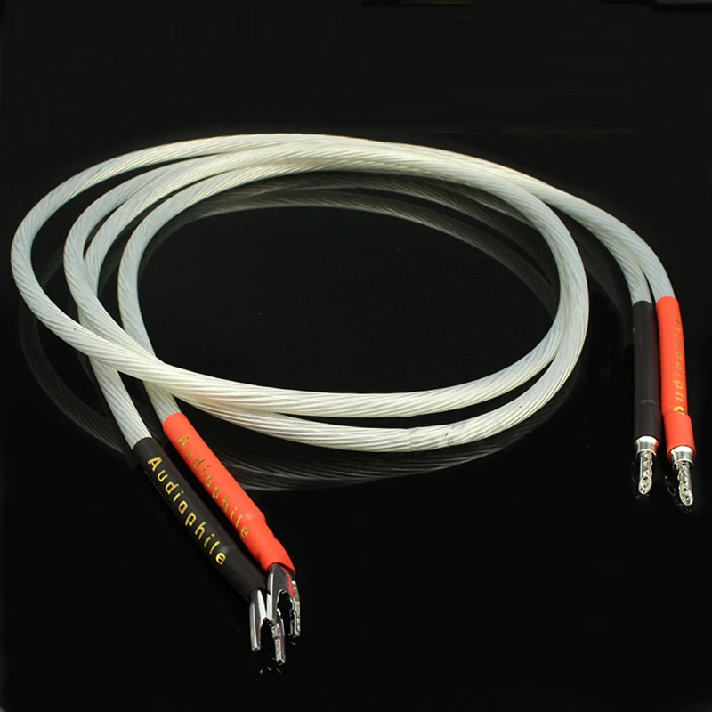 Colleimage Hifi 5N OCC серебристый динамик кабель hifi аудио провод акустический