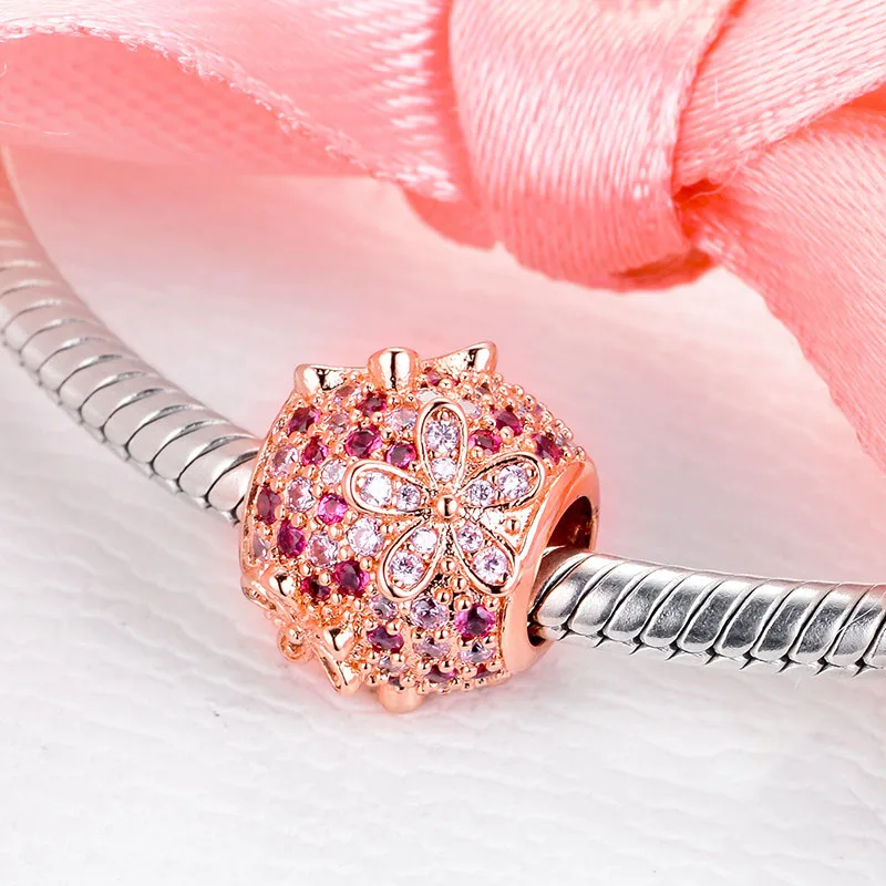 Женский браслет из серебра 925 пробы с подвеской-бабочкой