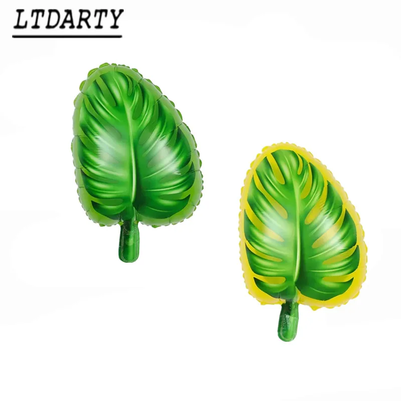 Hawaiian foil balloon children's inflatable toy turtle leaf birthday party decoration summer supplies | Дом и сад