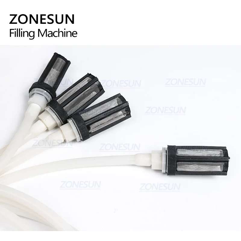 ZONESUN 4 головки жидкая Парфюмерная вода сок эфирное масло Электрический цифровой контроль насос разливочная машина 3-4000 мл