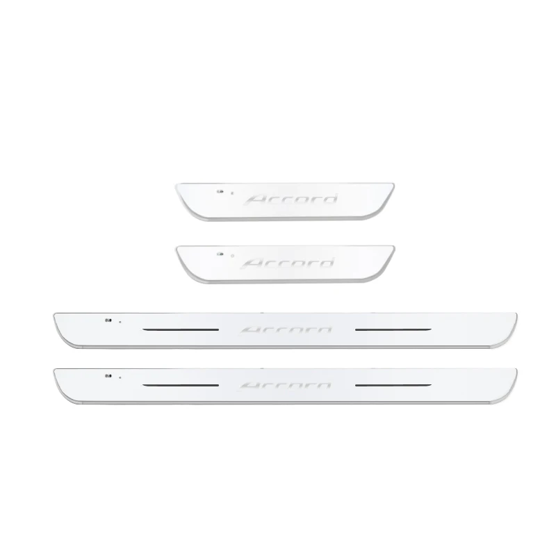 Светящийся Автомобильный логотип движущийся светодиод приветственная педаль