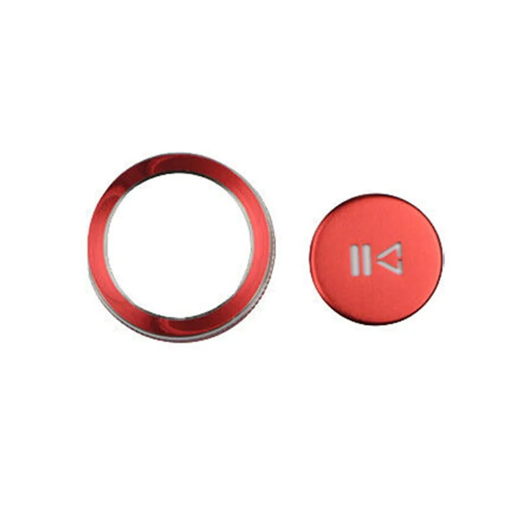 

Control Air Conditioning Button Trim For Volvo S90 2017-2021 Red Ring 2pcs Set Aluminum Alloy Decor
