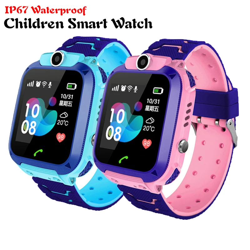 New Waterproof Q12 Smart Watch Multifunction Children Digital Wristwatch Baby Phone For IOS Android Kids Toy Gift | Электроника