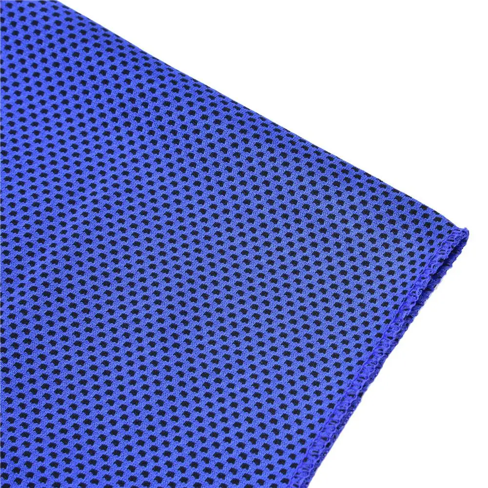 Новое летнее однотонное Сетчатое охлаждающее ледяное холодное полотенце для