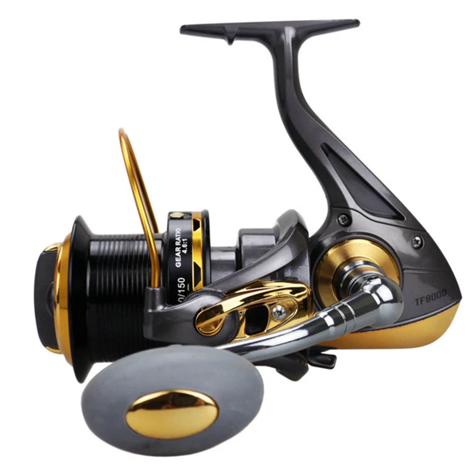 

Spinning Fishing Reel 12+1BB 4.6:1 Gear Ratio Fishing Wheel 8000-11000Series All Metal Spool Handle Carp Fish Tackle Accessories