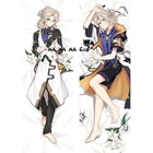 Genshin Impact Albedo Cosplay Dakimakura подушка чехол Albedo Peachskin обнимающая подушка для тела чехол для украшения дома