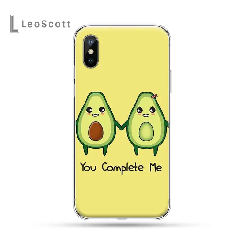 

Cute Avocado Funny Phone Case For iphone 12 5 5s 5c se 6 6s 7 8 plus x xs xr 11 pro max