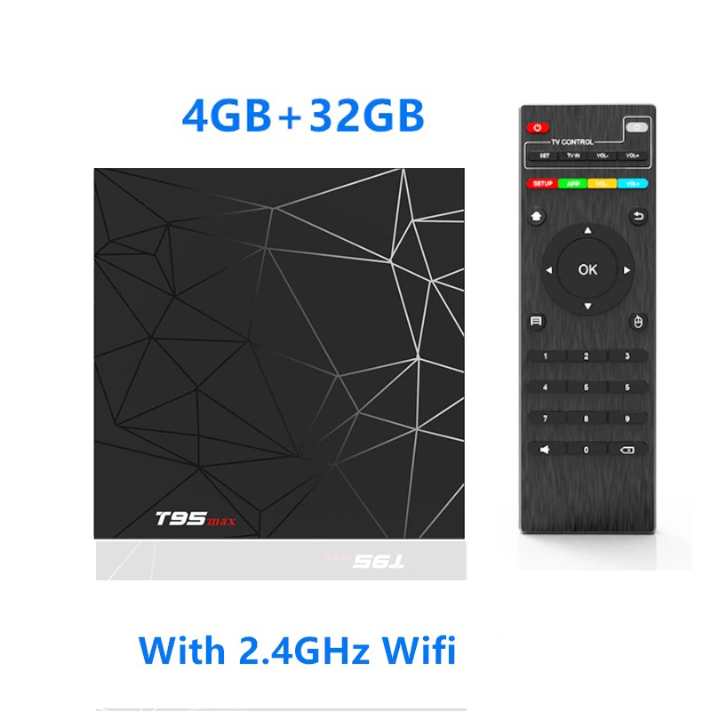 4GB32GB 4 Гб ram 64 Гб rom 6K Smart tv BOX Android 9,0 T95 MAX Allwinner H6 четырехъядерный 2,4G Wifi Youtube 16G/32G T95MAX телеприставка - Цвет: 4GB32GB