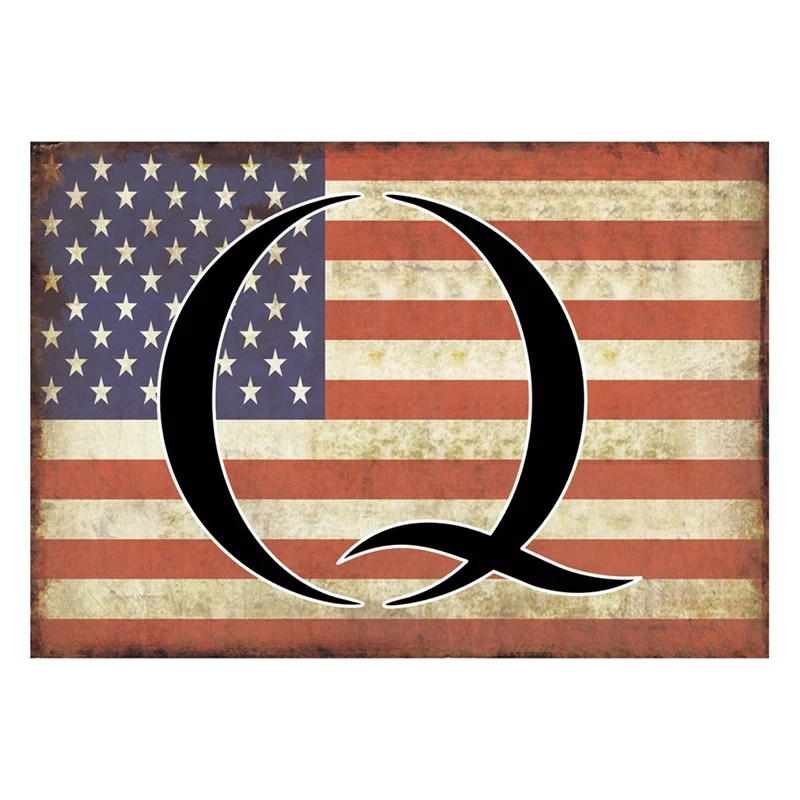 2020 Новый мультяшный Американский QANON WWG1WGA домашний ПВХ самодельный автомобильный