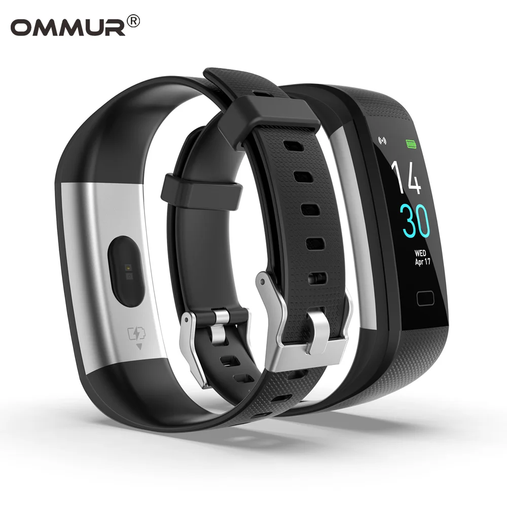 Смарт-браслет OMMUR S5 браслеты спортивное сердце ретрет артериального давления