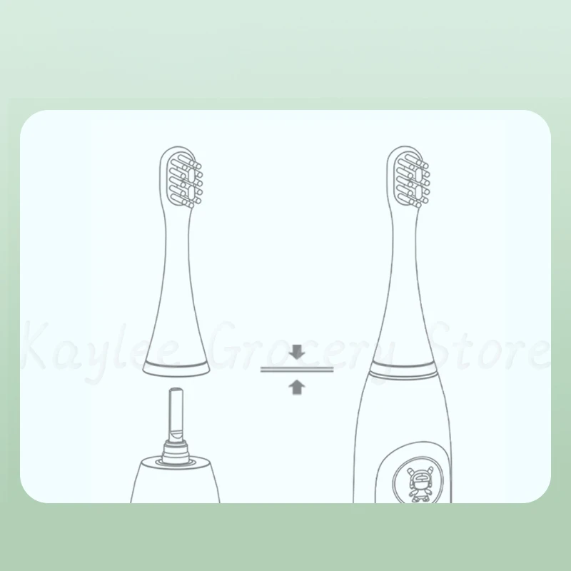 Xiaomi Mitu Electric Toothbrush Replacement Heads For Kids Toothbursh Soft Replace Head With TPE Rubber High Quality | Бытовая техника