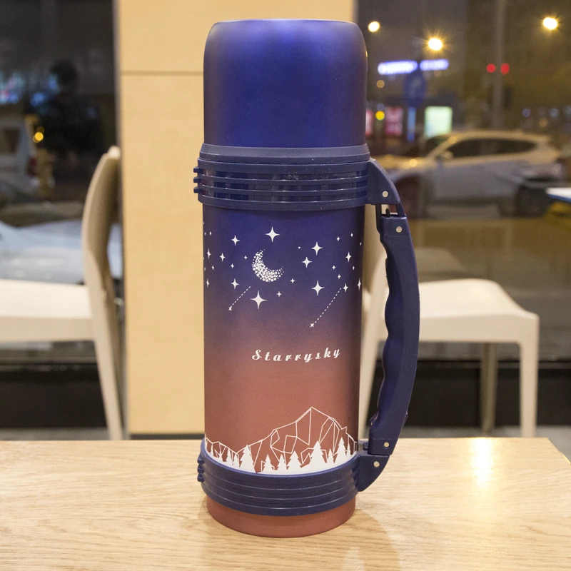 Спортивный термос Starry Sky большой емкости 1 2 л для скалолазания кемпинга на