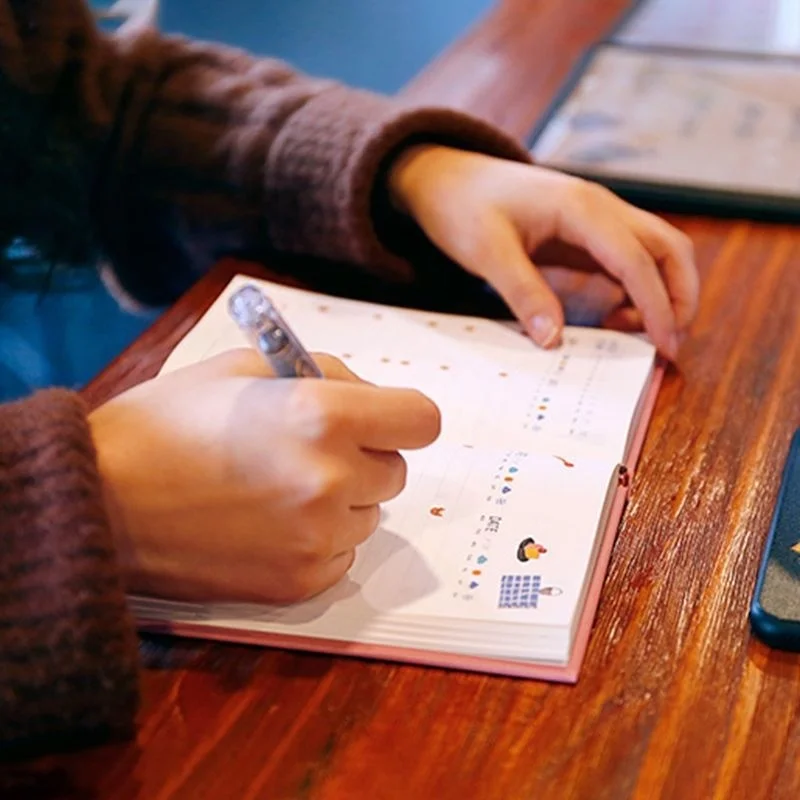 Милый канцелярский блокнот 365 планировщик Еженедельный ежемесячный ежедневник