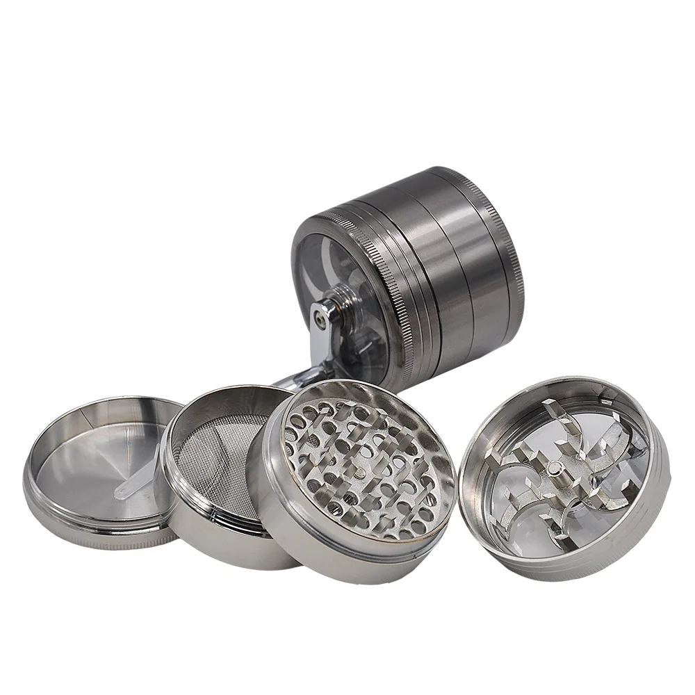 4 слоя травы табака специй трава алюминиевая шлифовальная машина для дыма