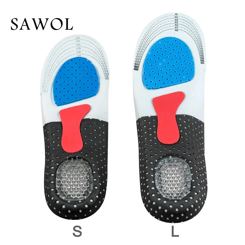 Sawol стелька для спортивной обуви вставки мягкая мужчин и женщин Сникеры на каждый