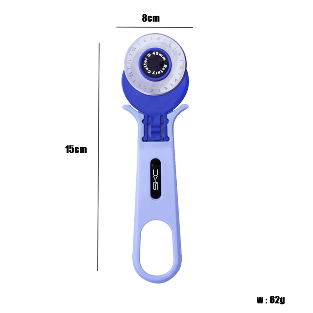 

Roller Cloth Cutting Device Rotary Fabric Cutter Wheel Round Tailor Cutter for Crafting Sewing Quilting #W0
