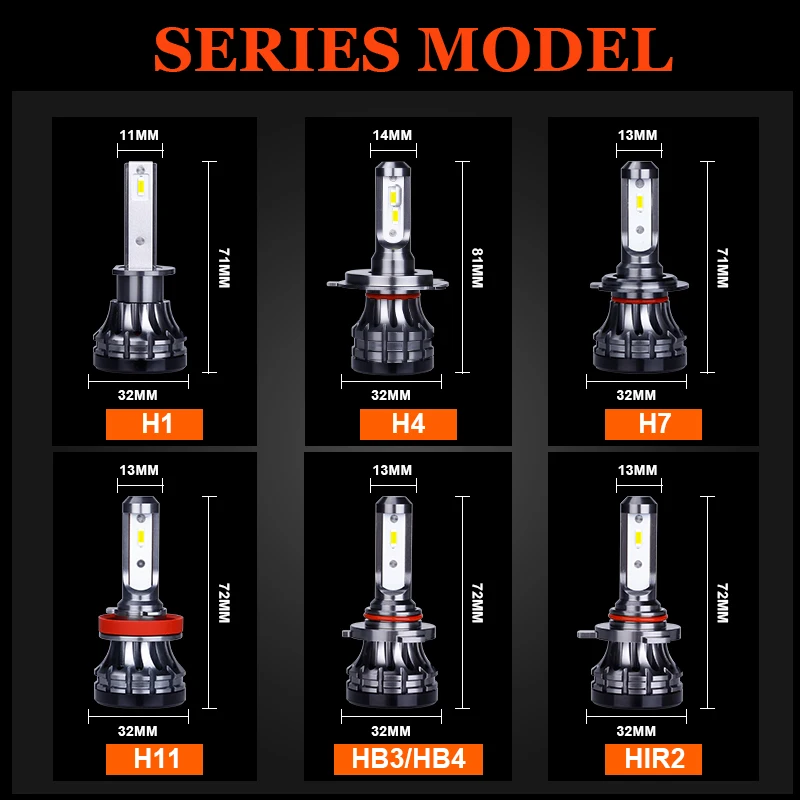 Лампа Ксеноновая OSRAM 2 шт. 6000 К Автомобильный светодиодный HB3 HB4 9005 9006 H3 H1 H8 H7 H4 H11 H9