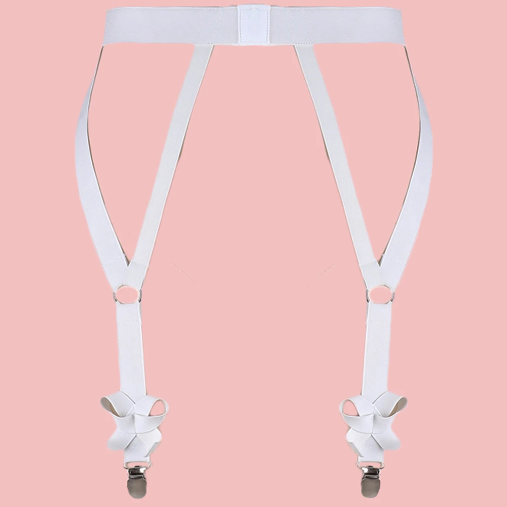 Белый Свадебный ремень бондаж чулки портупея для тела готические аксессуары