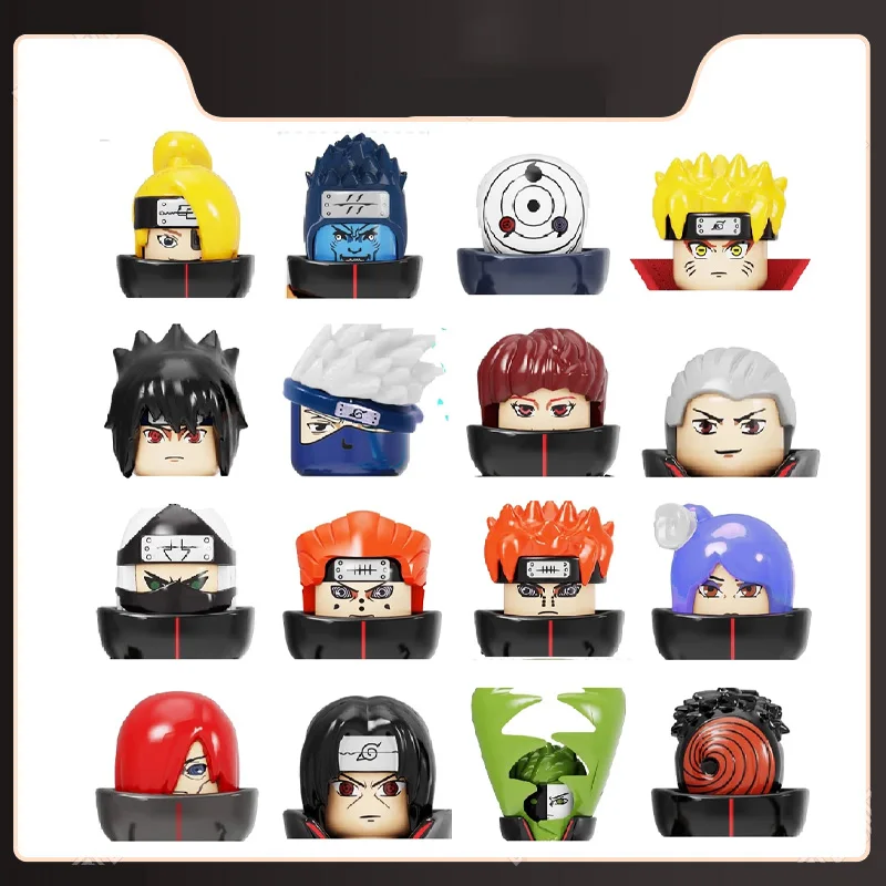 Детский конструктор мини фигурка Konan Nagatou Chiha Itachi сделай сам сборная