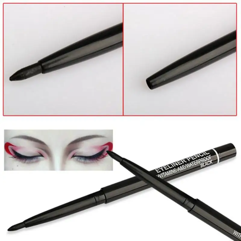 

Black Automatic Rotating Ladies Long-lasting Eyeliner Waterproof And Sweatproof Not Blooming Quality Makeup Eyeliner