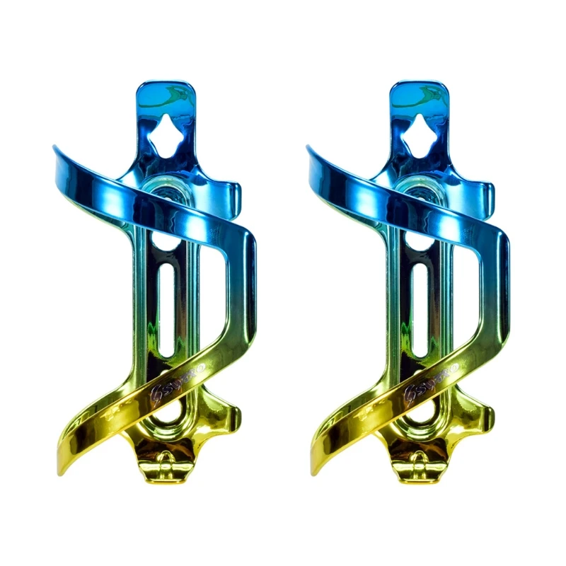 

A5KC Water Bottle Holder Aluminum Alloy Colorful Bicycle Water Bottle Cage for All Types of Bikes, Fits Most Road Cycling MTB