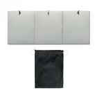 Отражающий экран нагреватель для патио уличный с сумкой для хранения долговечный 3 шт. 35x15 дюймов Алюминий для пропана природного газа 3 шт.