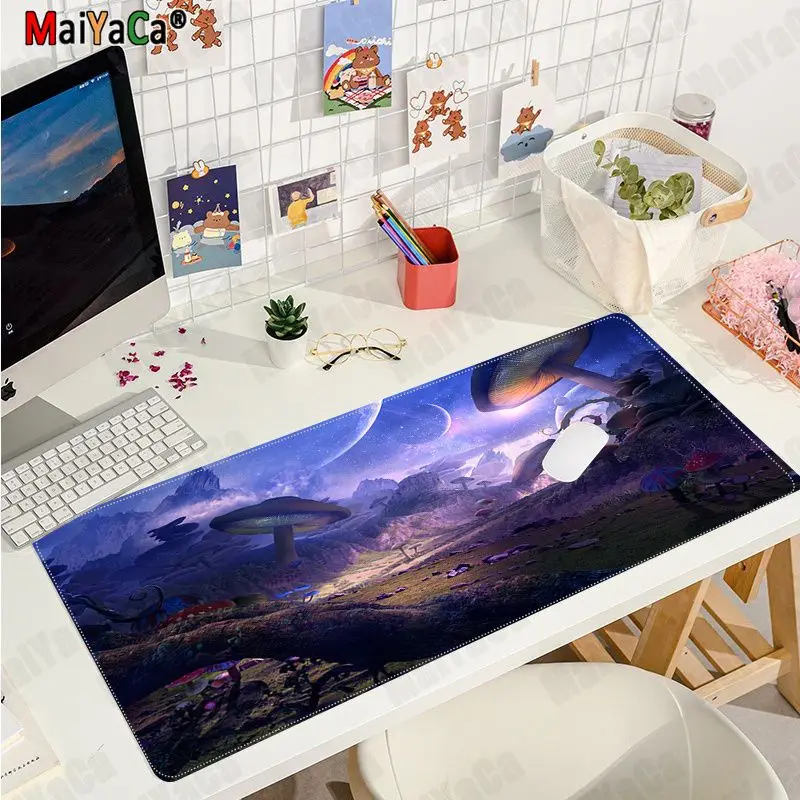 

Blue Tree Space Fantasy Mouse Pad Super Creative INS Tide Large Game Size for big CSGO Game Player Desktop PC Computer Laptop