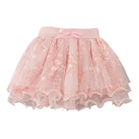 vfochi 2021 girl skirt summer girls clothes lace floral embroidery baby girls skirt fashion kids skirt for girls tutu skirt
