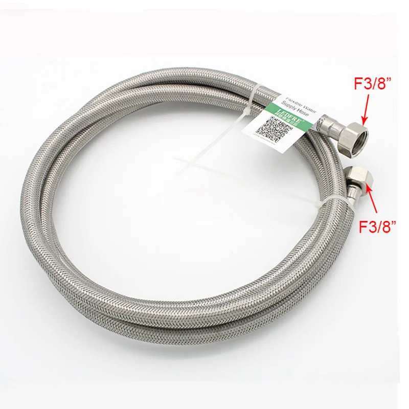 LEDFRE F3/8 &quot* EPDM внутренняя трубка гибкий Сантехнический шланг 304 из нержавеющей