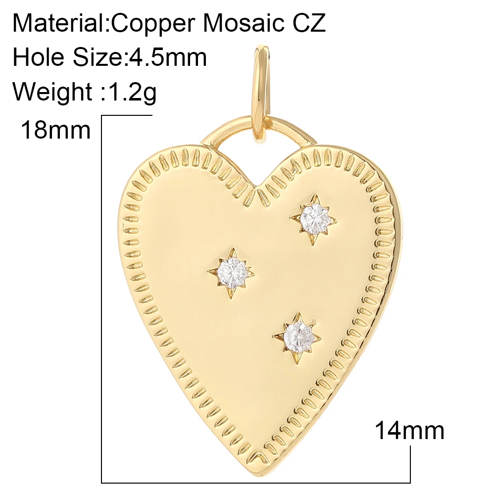 Шармы Подвески для изготовления ювелирных изделий сердца солнца звезды Луны